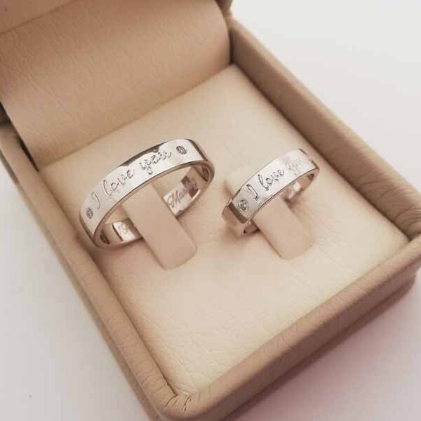 Argollas de matrimonio plata 925