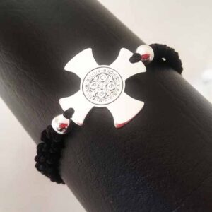 PULSERA PLATA 925 CRUZ SAN BENITO