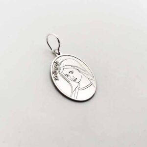 Medalla Ovalada Plata 2 cm. Escoge tu imagen Favorita