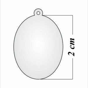 Medalla Ovalada Plata 2 cm. Escoge tu imagen Favorita