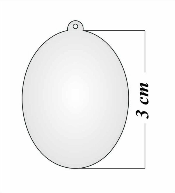 Medalla Ovalada Plata 3 cm. Escoge tu imagen Favorita