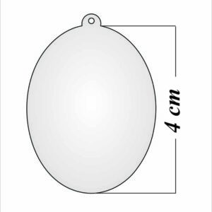 Medalla Ovalada Plata 4 cm. Escoge tu imagen Favorita