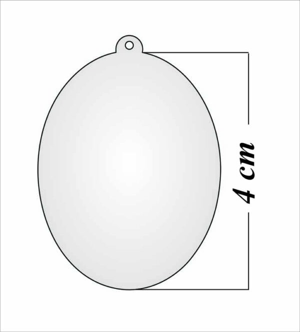 Medalla Ovalada Plata 4 cm. Escoge tu imagen Favorita