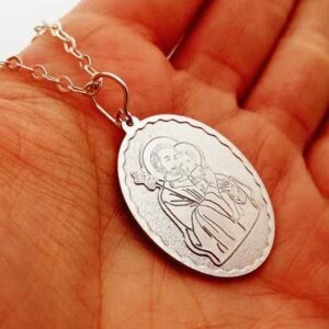 Medalla San José. Plata 925.