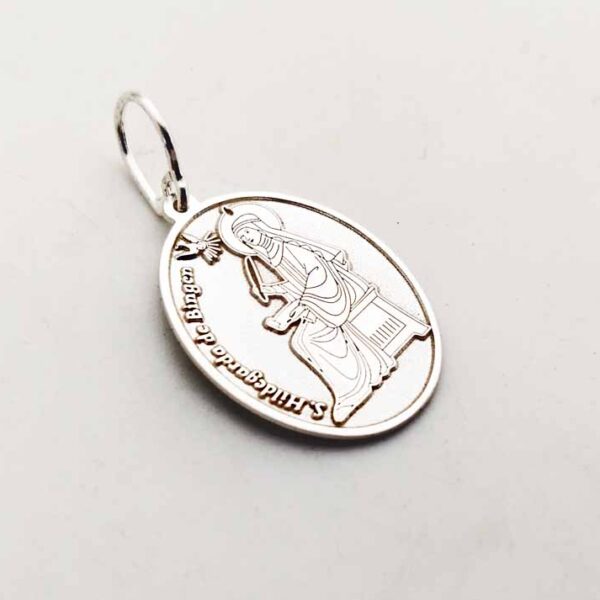 Medalla Plata Santa Hildegarda de Bingen