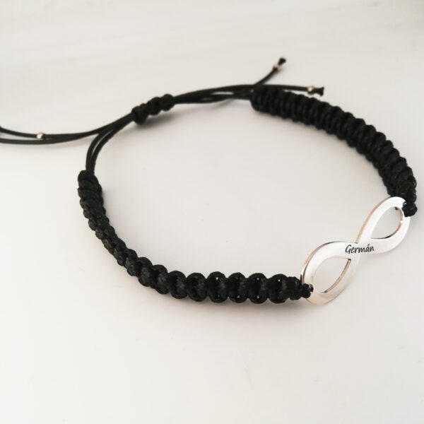 Pulsera infinito personalizado