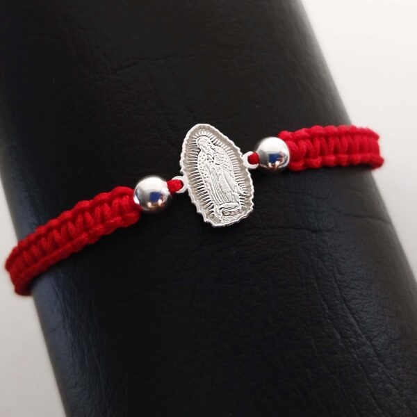 Pulsera plata 925 Virgen de Guadalupe