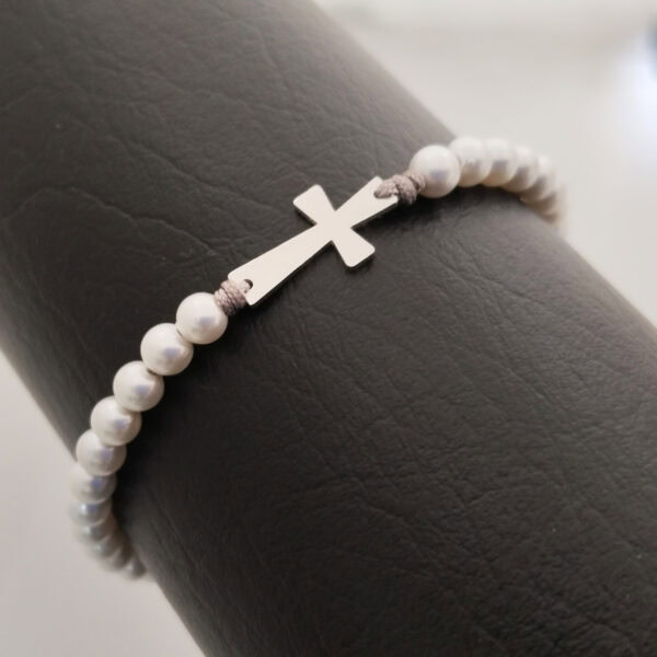 pulsera cruz plata 925