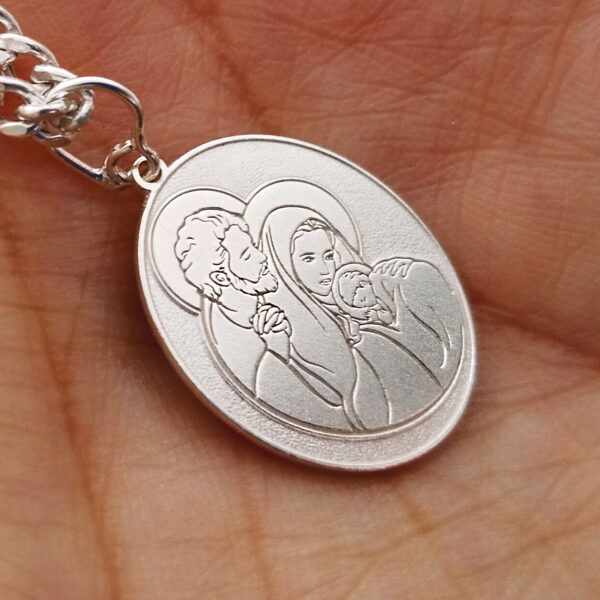 sagrada familia plata 925