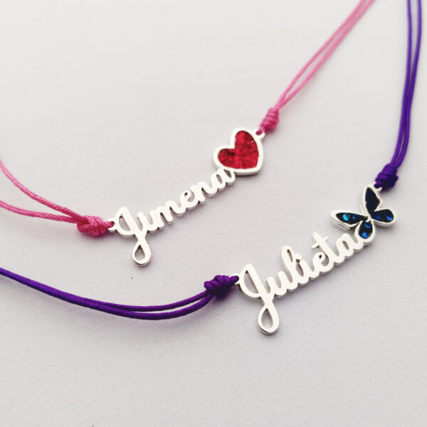 Nombre personalizado en plata 925