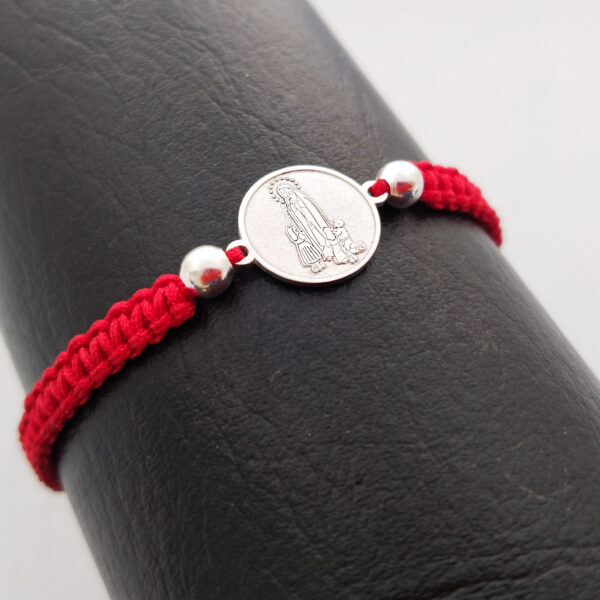 pulsera virgen de fátima plata 925