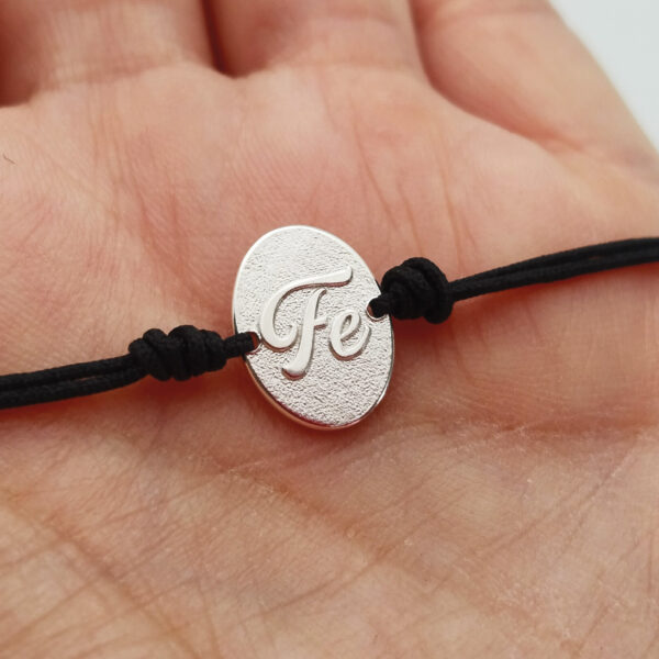 pulsera fe plata 925
