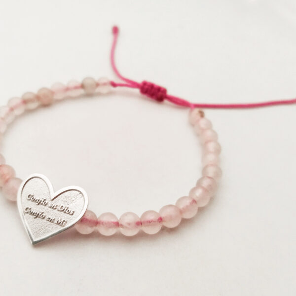 Pulsera corazón plata 925