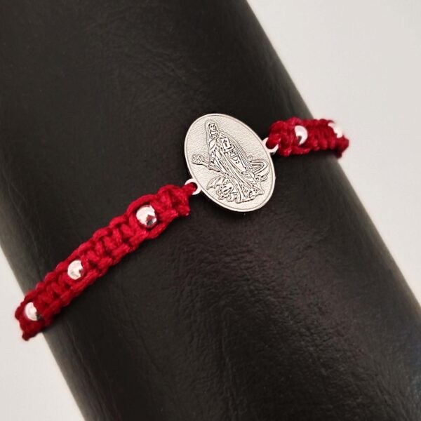 Pulsera Virgen de Santa Marta plata 925
