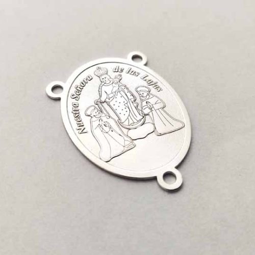 Medalla Crucero Nuestra Señora de las Lajas. Plata 925