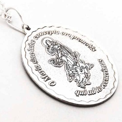 Medalla Inmacualda Consepcion. Plata 925