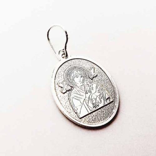 Medalla Perpetuo Socorro. Plata 925